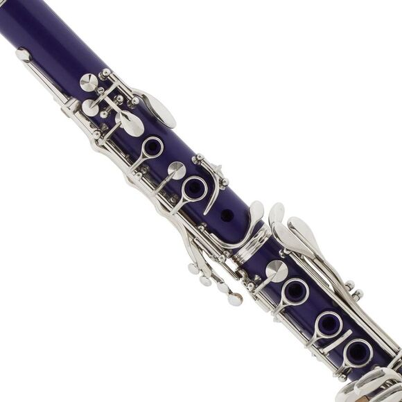 Mendini by Cecilio B Flat Beginner Clarinet Kit - Purple - Picture 3 of 4